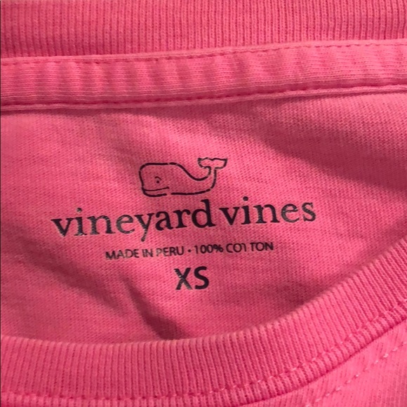 pink and teal vineyard vines long sleeve! - Picture 3 of 7